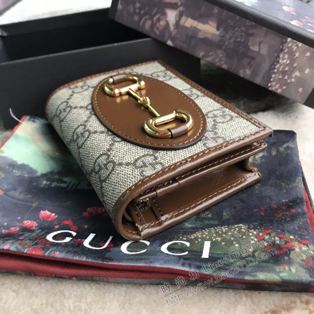 Gucci包 古馳2020年新款1955 馬鞍扣Woc鏈條包 可做手包 621892 黑皮  gdj1080